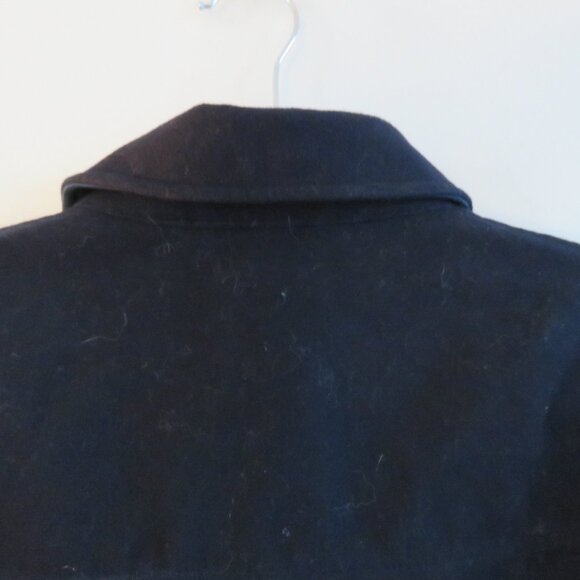 TED BAKER Huey Wool Blend Trim Fit Jacket in Navy Preppy Fall - Men's Size 3 / M - Picture 10 of 15